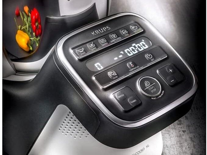 robot krups prep and cook panneau de commande